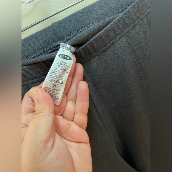 ✨2 for $6 Old Navy Grey Full Length Cotton Leggings Size Large Tall - Picture 3 of 6